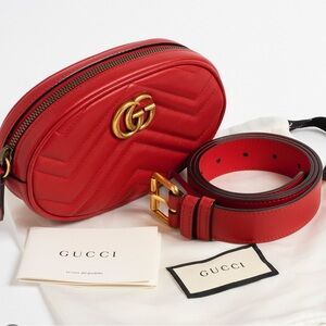 Gucci Marmont Belt Bag Crossbody 95/38 ♥️ LIKE NEW